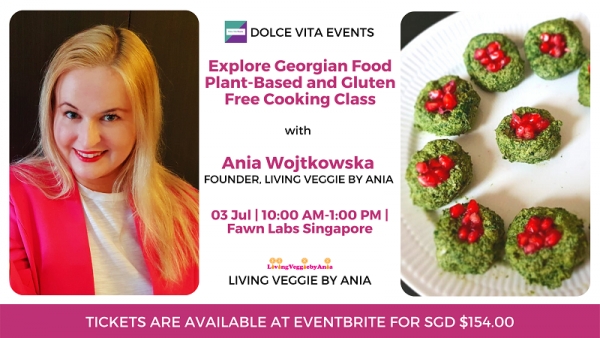Explore Georgian Food – Plant Based and Gluten Free Cooking Class
